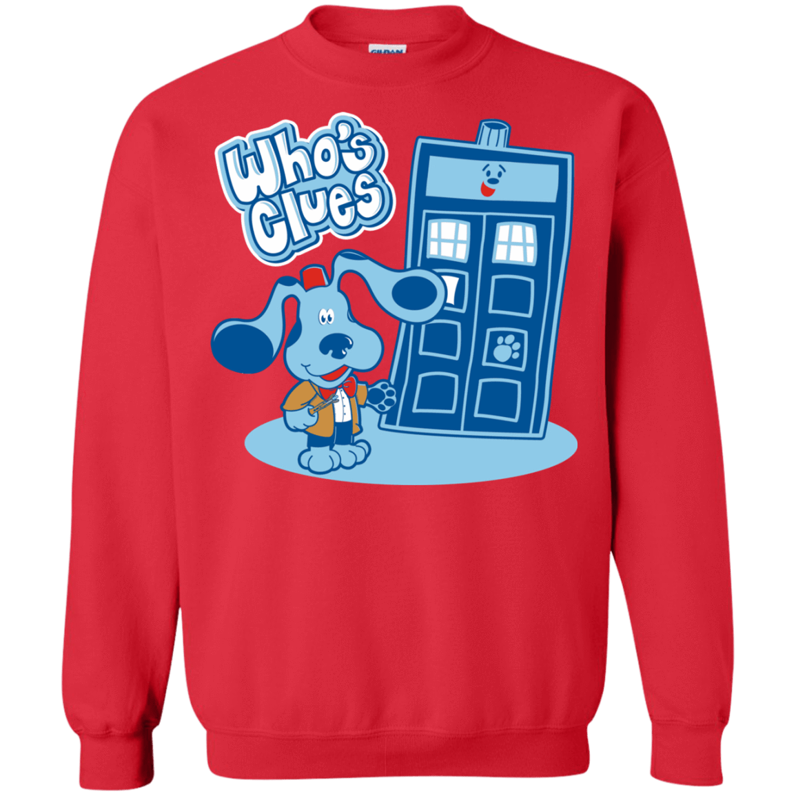 Sweatshirts Red / S Who's Clues Crewneck Sweatshirt