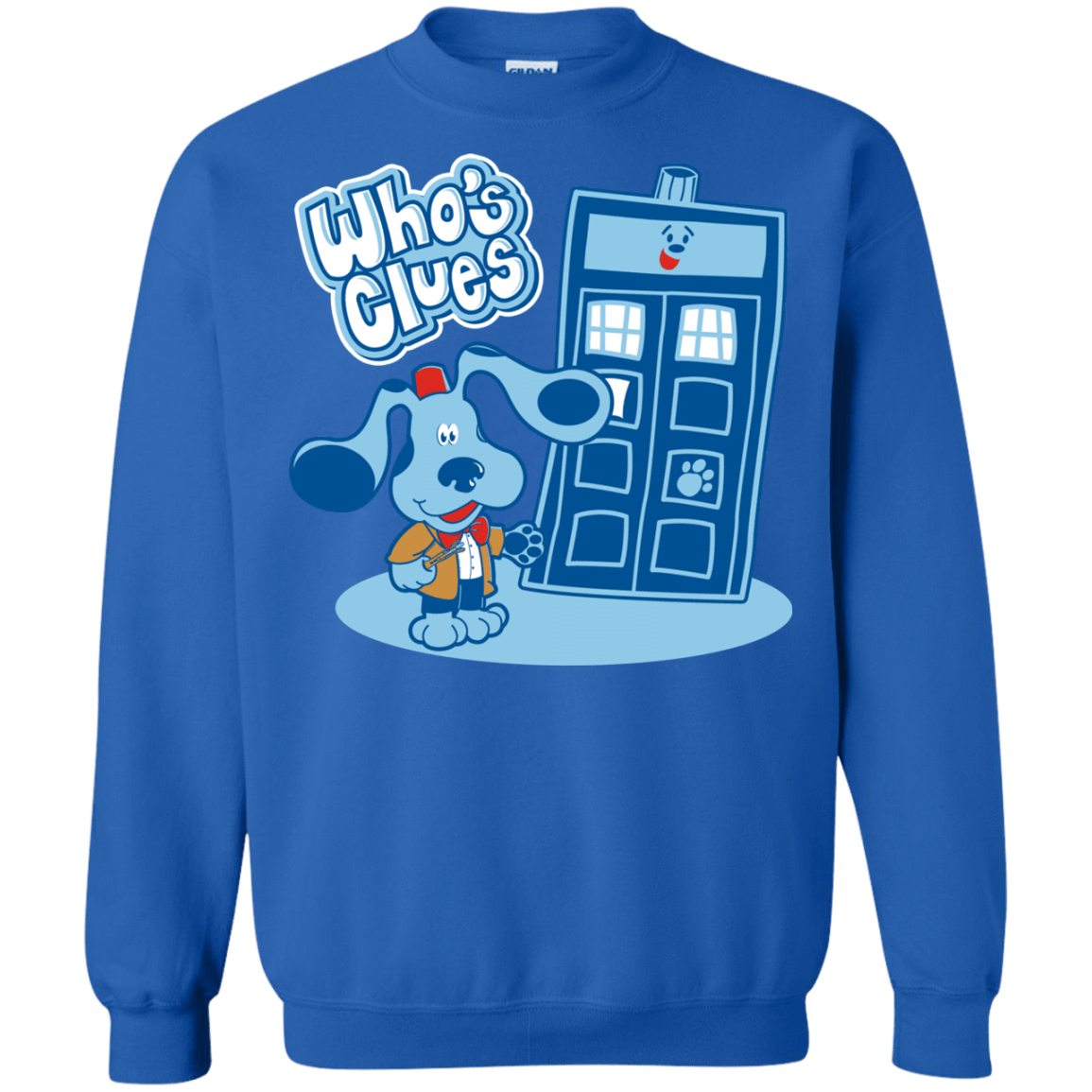 Sweatshirts Royal / S Who's Clues Crewneck Sweatshirt