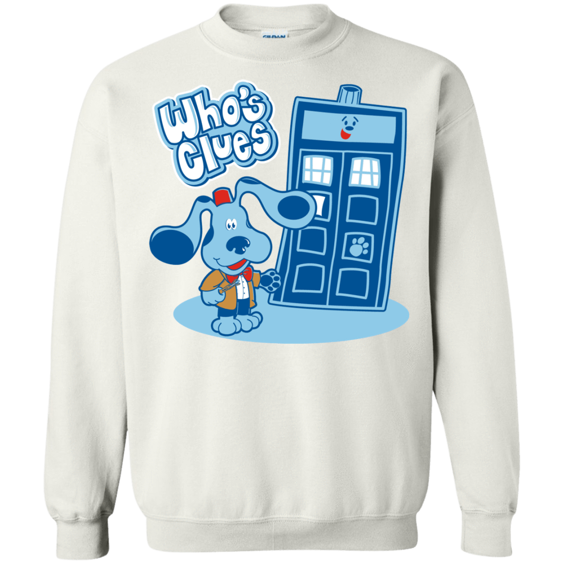 Sweatshirts White / S Who's Clues Crewneck Sweatshirt
