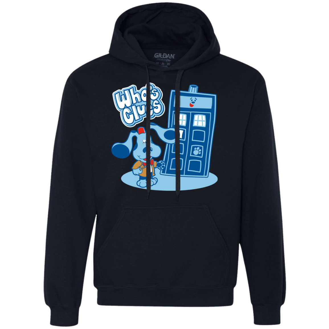 Sweatshirts Navy / S Who's Clues Premium Fleece Hoodie