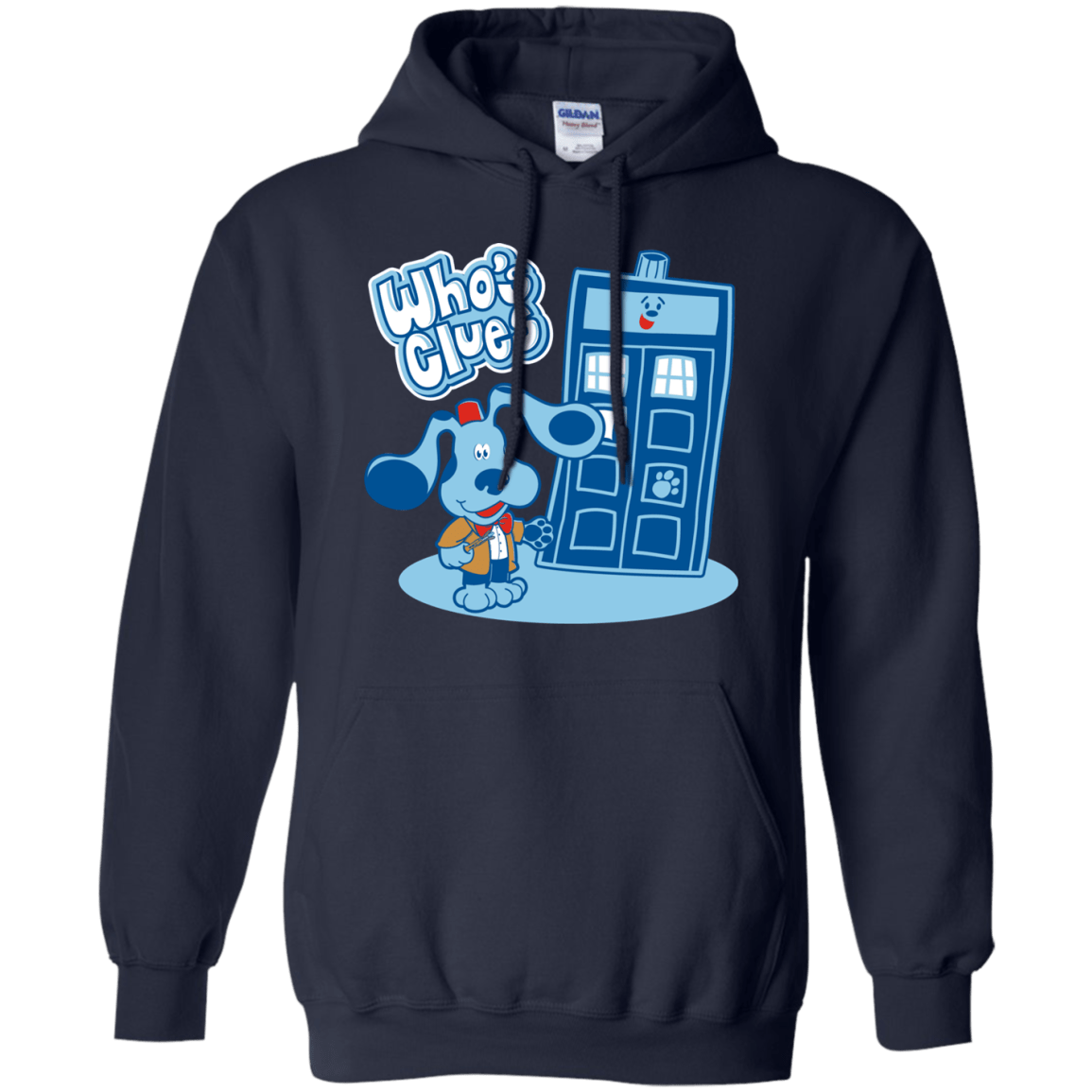 Sweatshirts Navy / S Who's Clues Pullover Hoodie