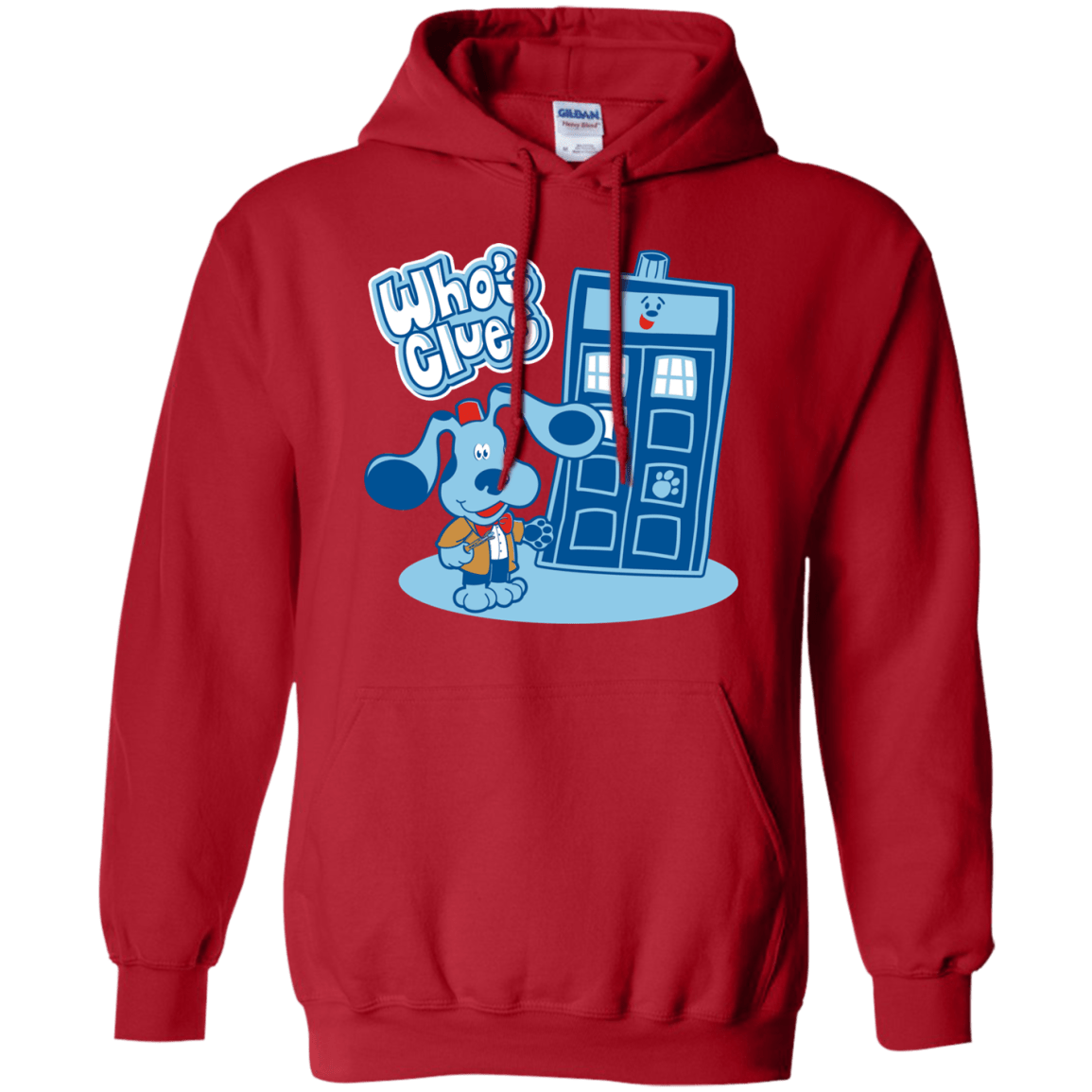 Sweatshirts Red / S Who's Clues Pullover Hoodie