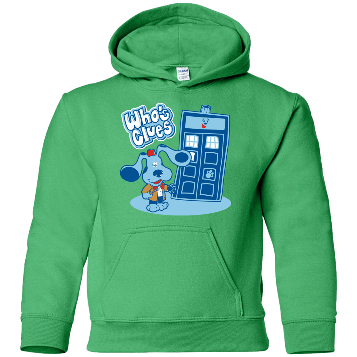Sweatshirts Irish Green / YS Who's Clues Youth Hoodie