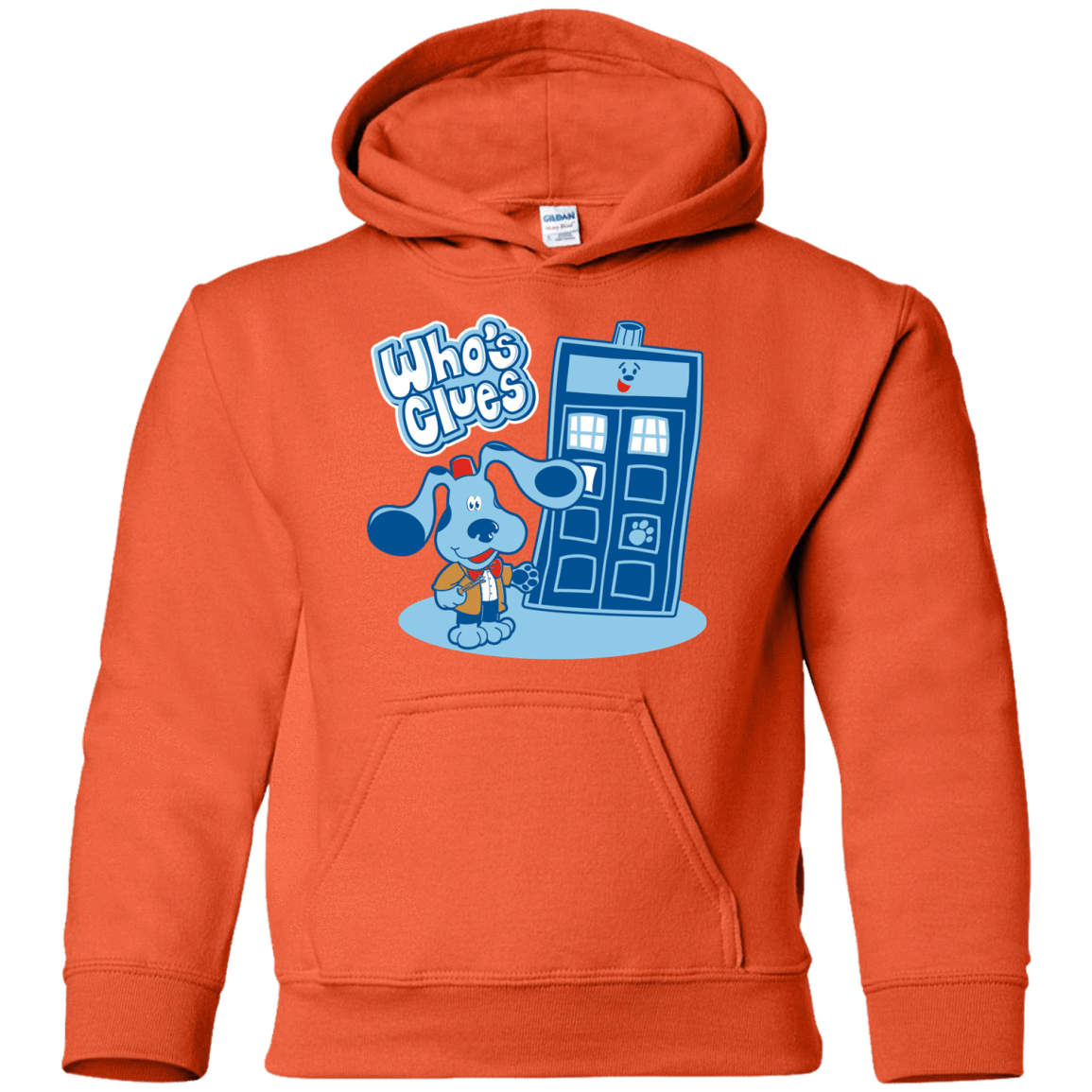 Sweatshirts Orange / YS Who's Clues Youth Hoodie
