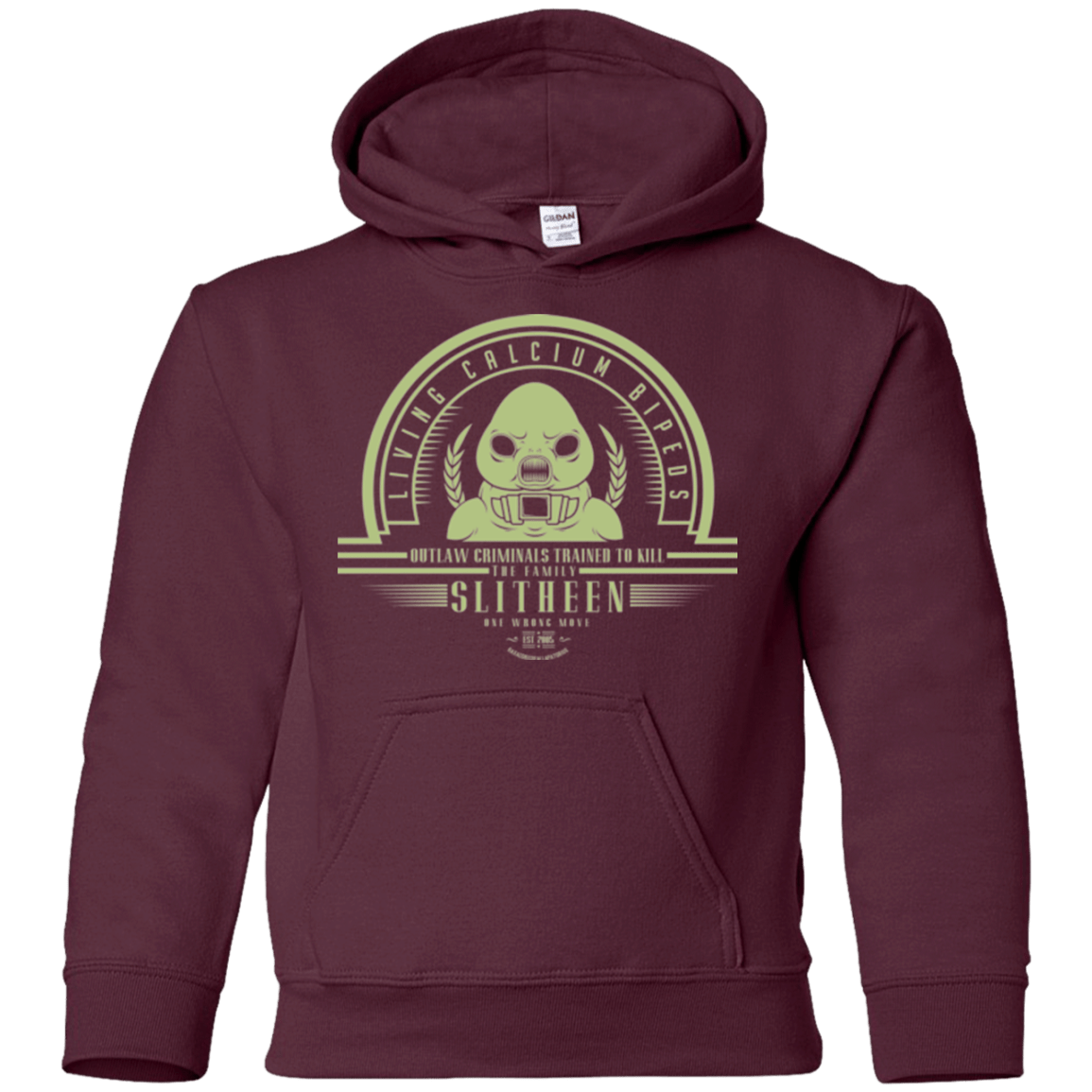 Sweatshirts Maroon / YS Who Villains 2 Youth Hoodie