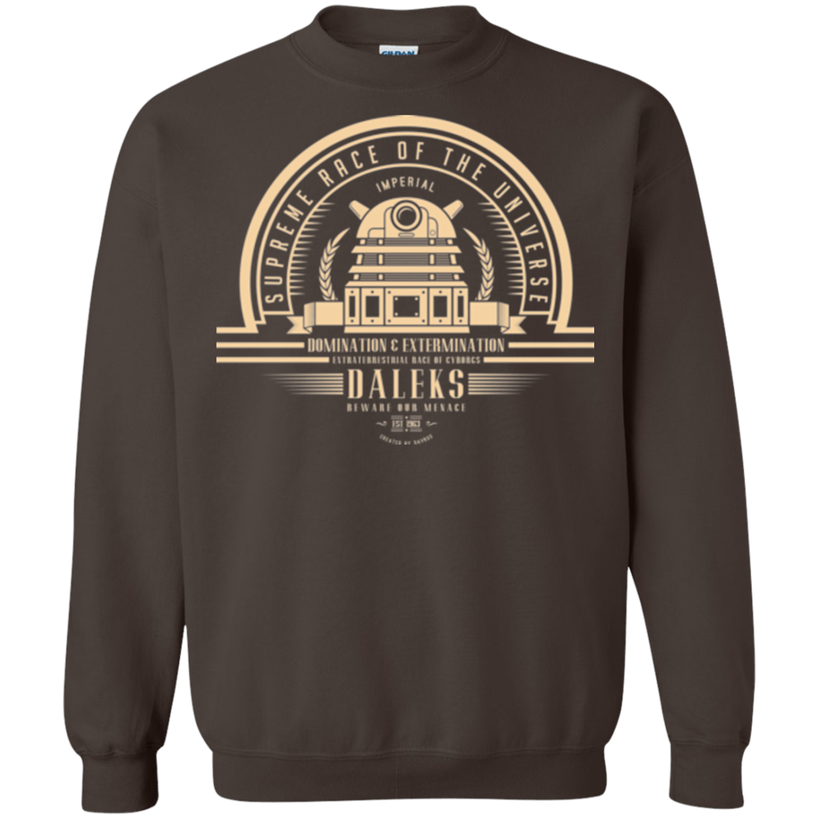 Sweatshirts Dark Chocolate / Small Who Villains Crewneck Sweatshirt