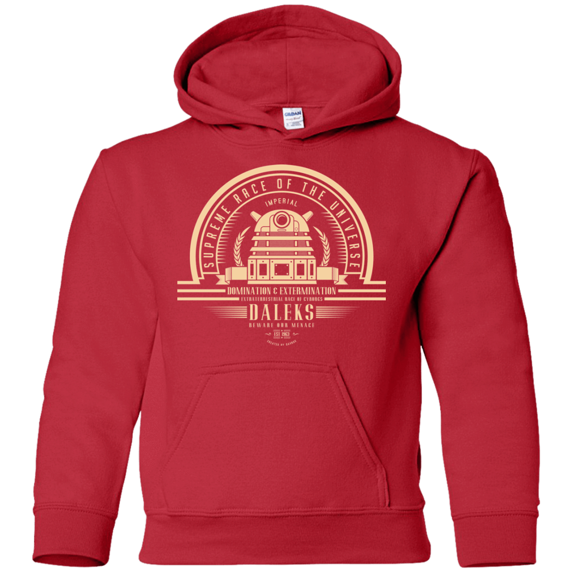 Sweatshirts Red / YS Who Villains Daleks Youth Hoodie