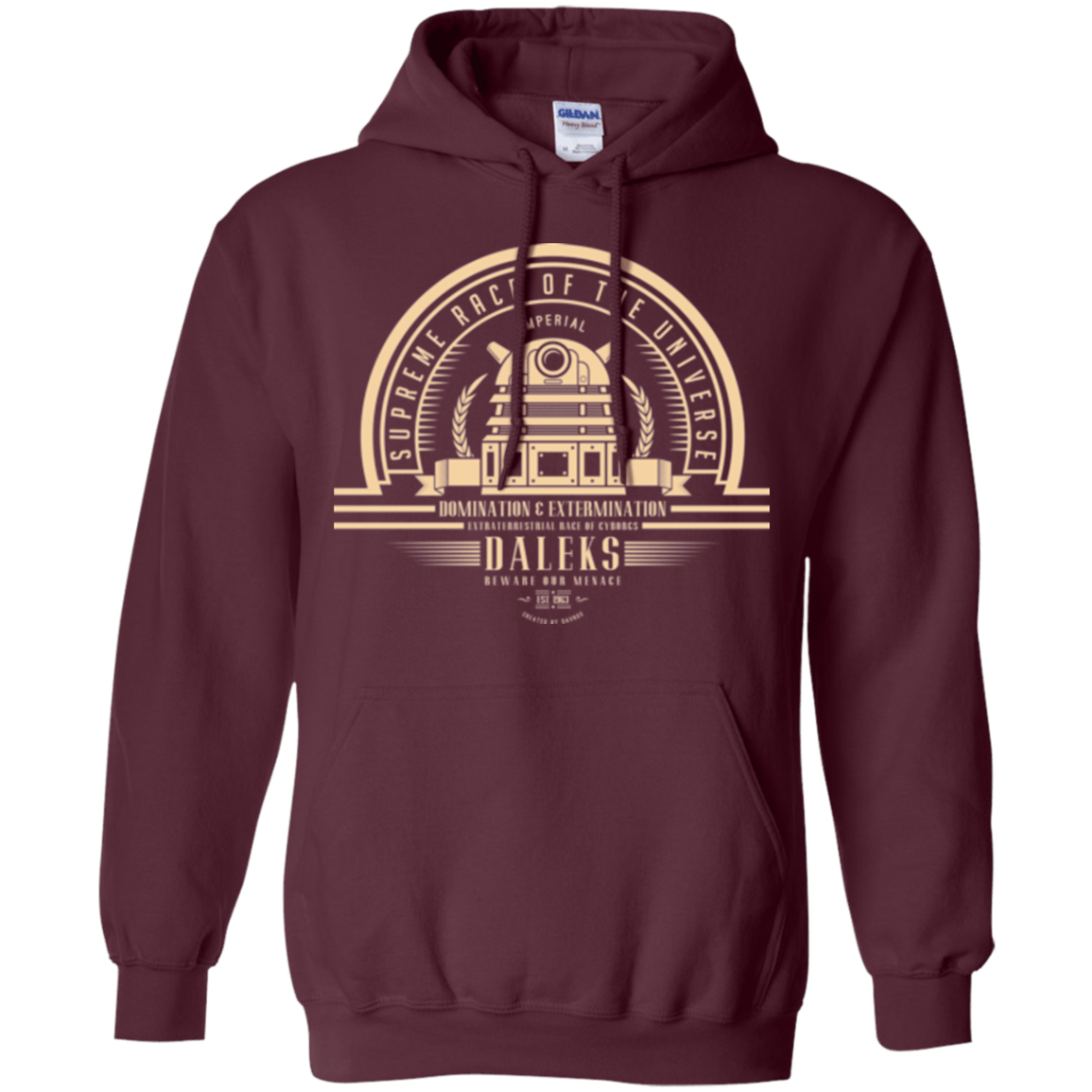 Sweatshirts Maroon / Small Who Villains Pullover Hoodie