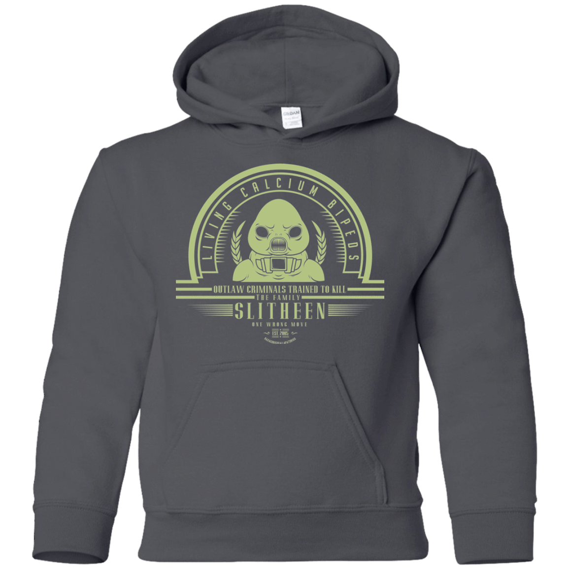 Sweatshirts Charcoal / YS Who Villains Slitheen Youth Hoodie