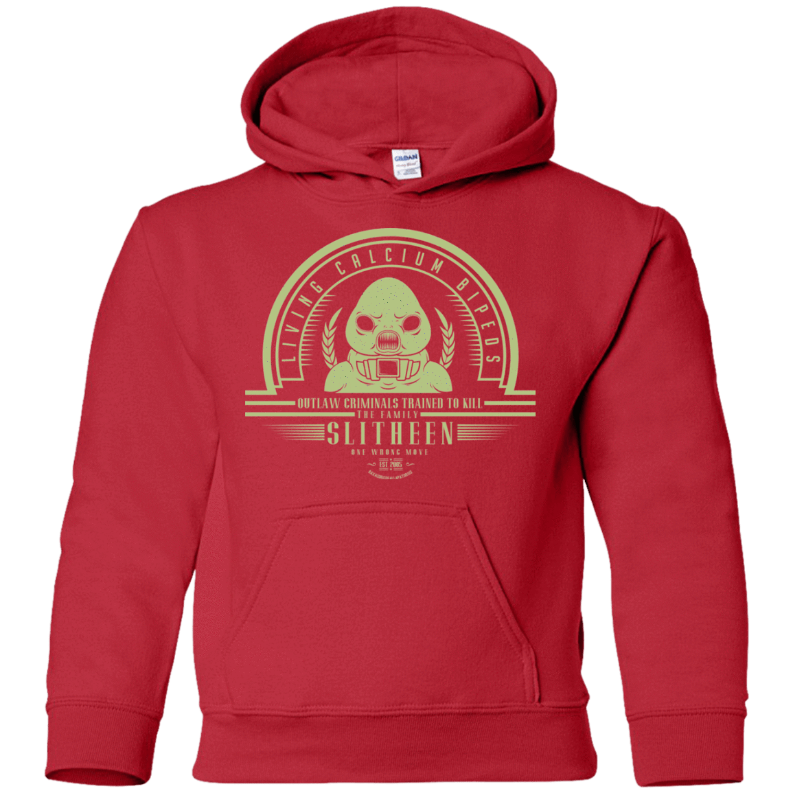 Sweatshirts Red / YS Who Villains Slitheen Youth Hoodie