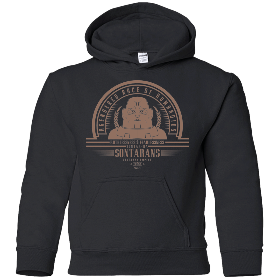 Sweatshirts Black / YS Who Villains Sontarans Youth Hoodie
