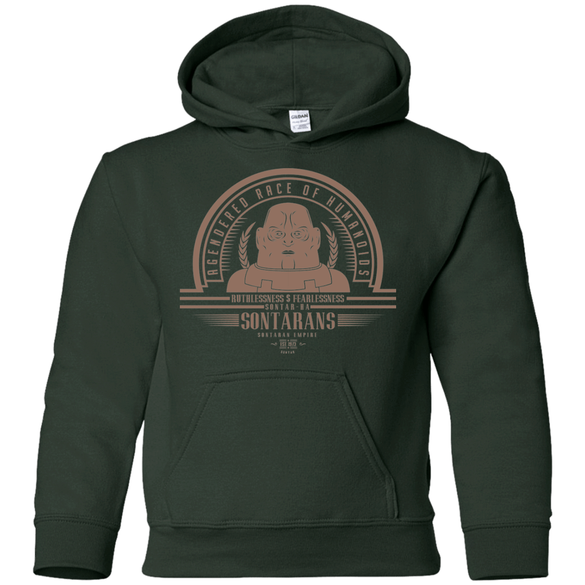 Sweatshirts Forest Green / YS Who Villains Sontarans Youth Hoodie