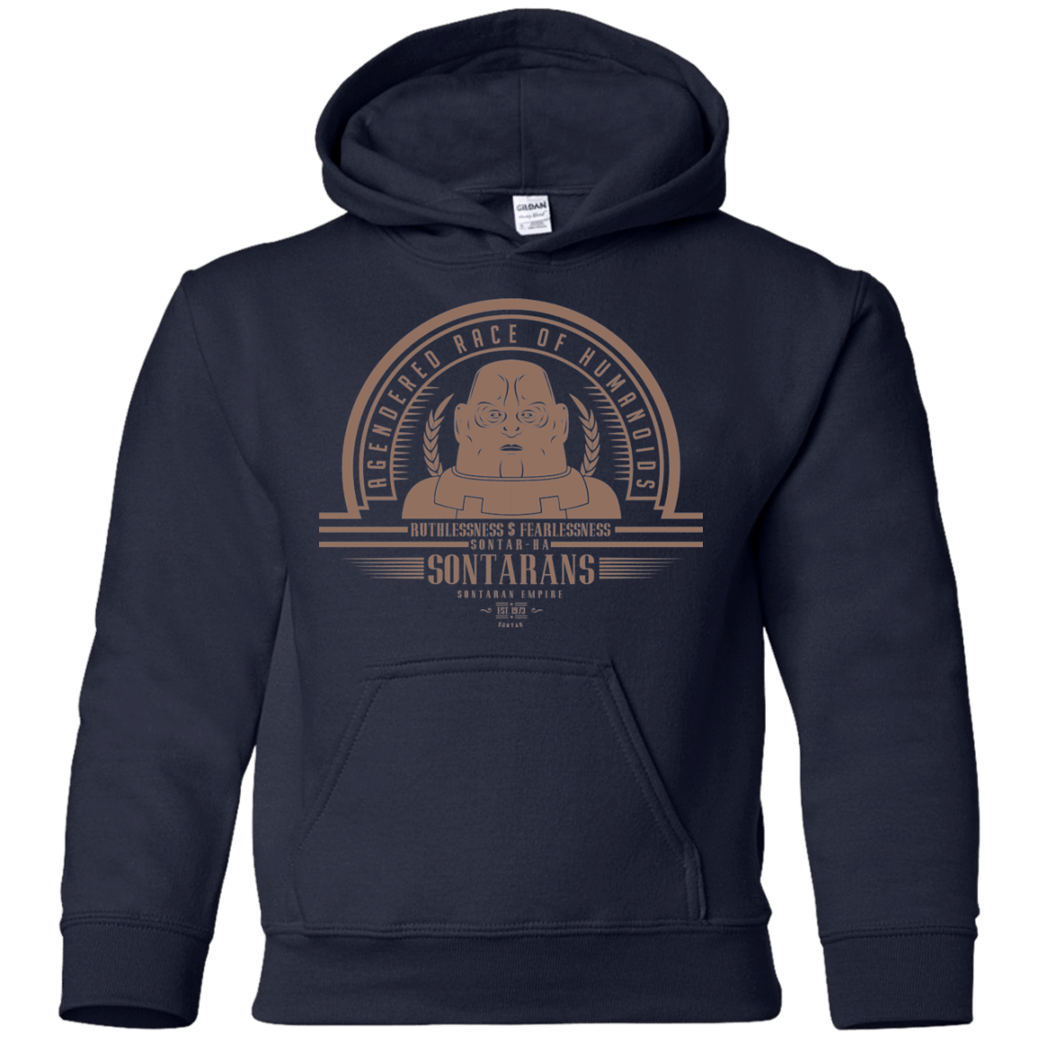 Sweatshirts Navy / YS Who Villains Sontarans Youth Hoodie