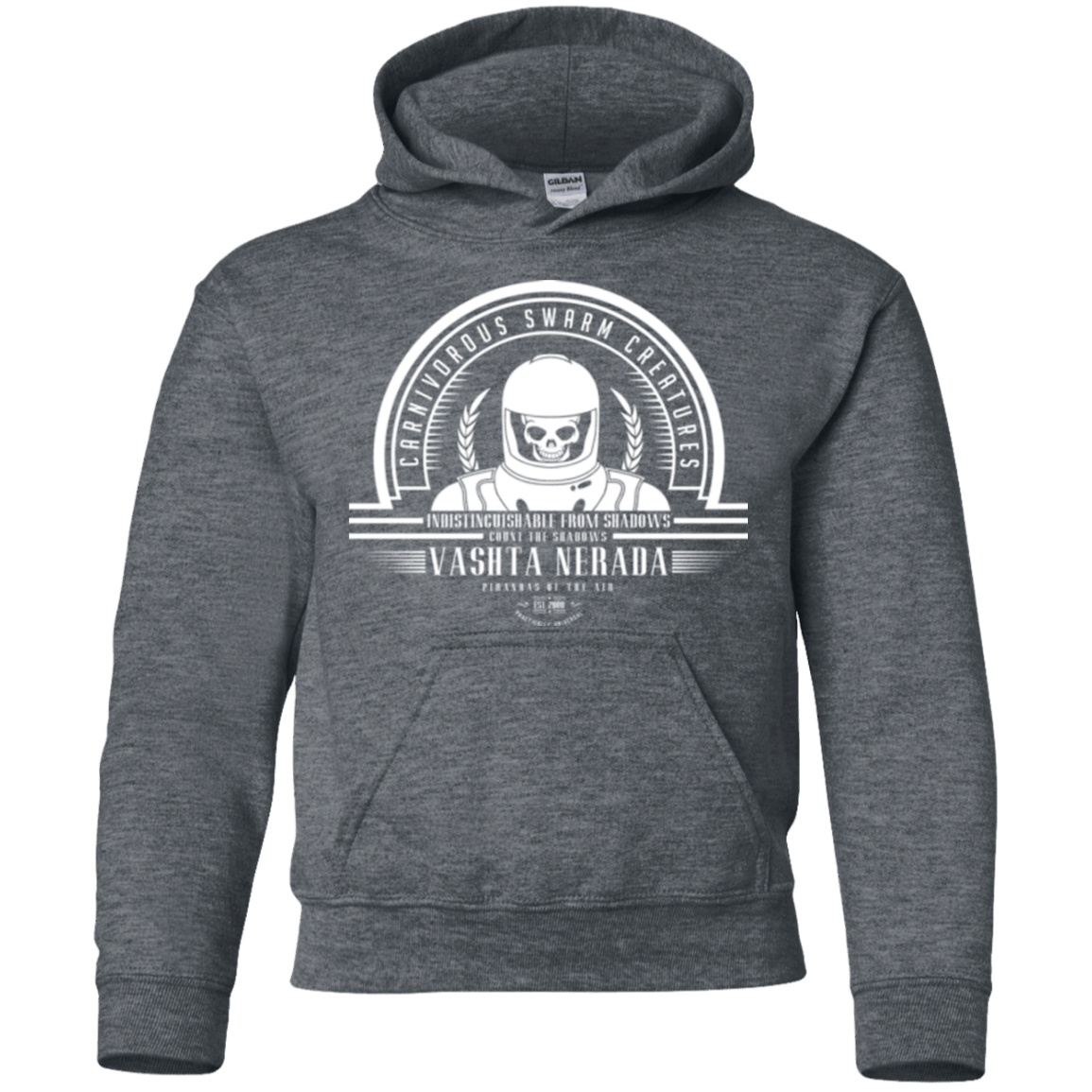 Sweatshirts Dark Heather / YS Who Villains Youth Hoodie