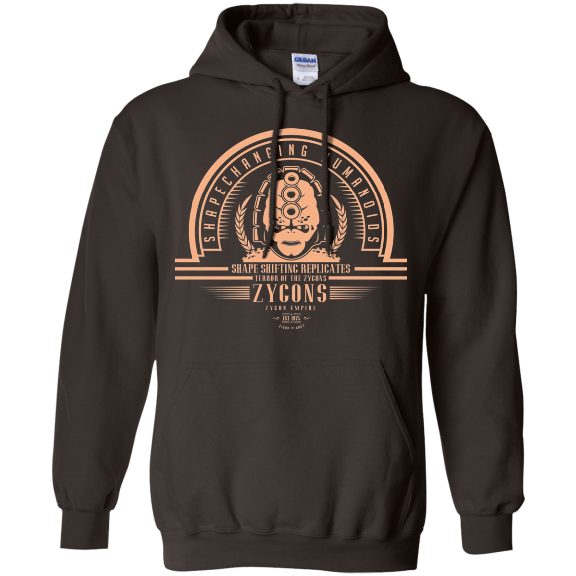 Sweatshirts Dark Chocolate / Small Who Villains Zygons Pullover Hoodie