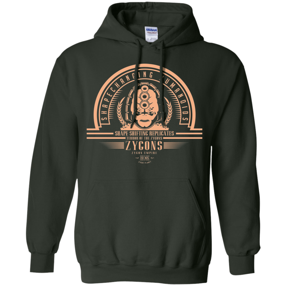 Sweatshirts Forest Green / Small Who Villains Zygons Pullover Hoodie