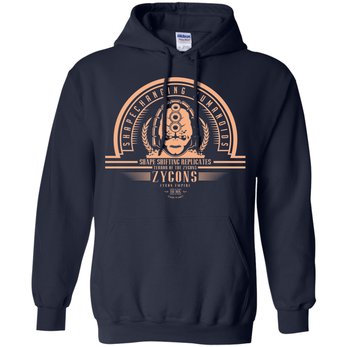 Sweatshirts Navy / Small Who Villains Zygons Pullover Hoodie