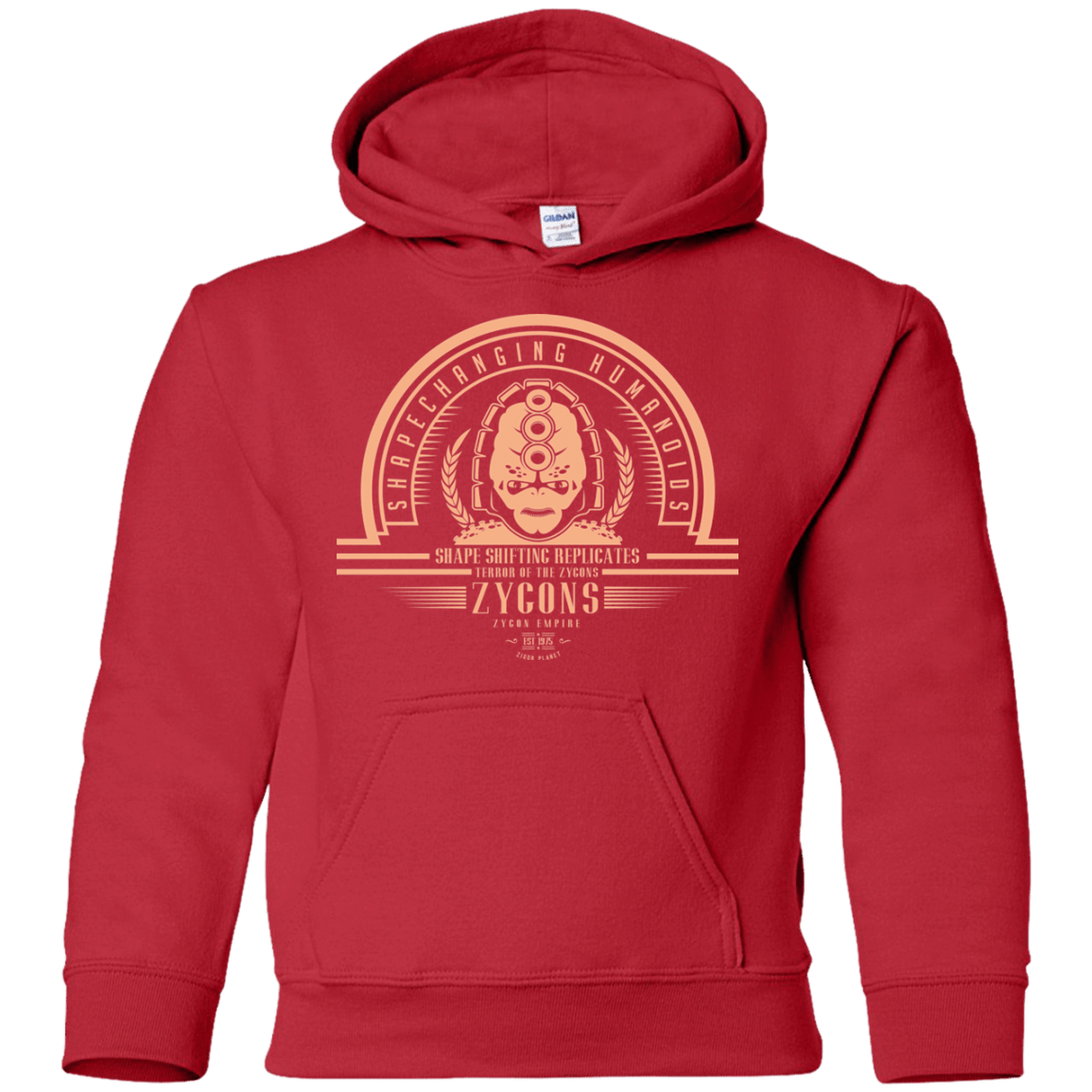 Sweatshirts Red / YS Who Villains Zygons Youth Hoodie