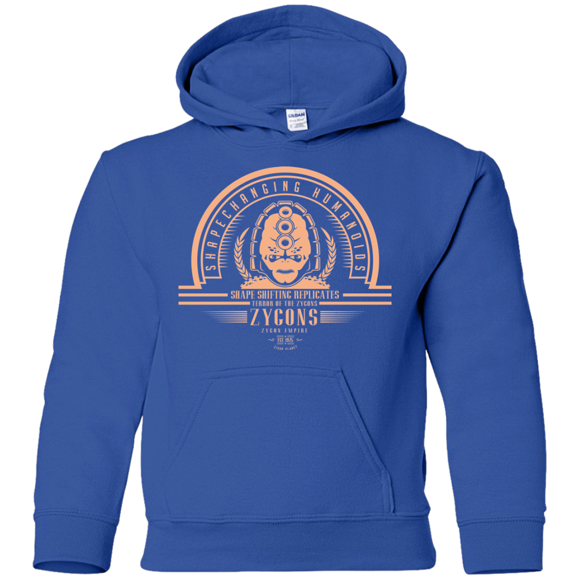 Sweatshirts Royal / YS Who Villains Zygons Youth Hoodie