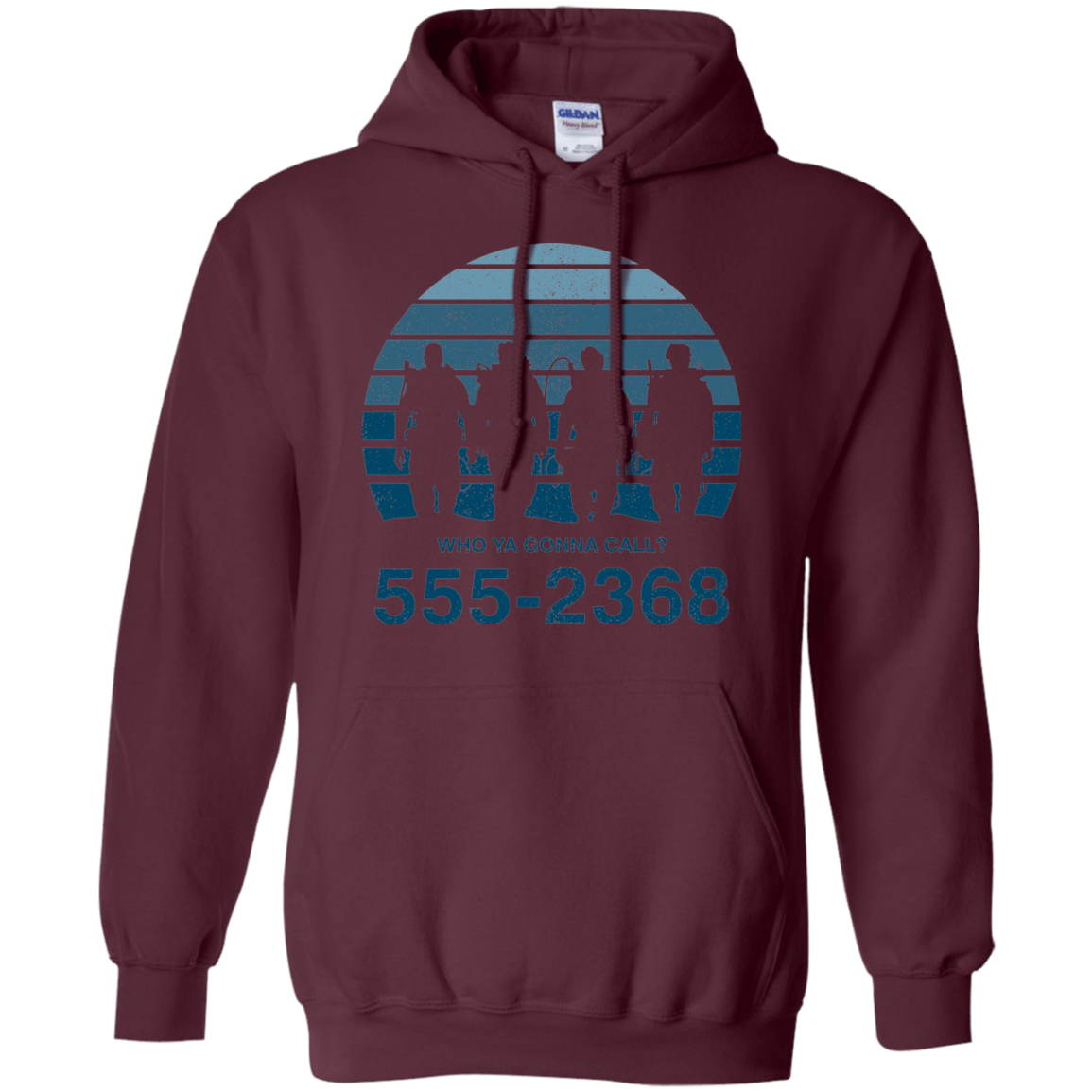 Sweatshirts Maroon / Small Who Ya Gonna Call Pullover Hoodie