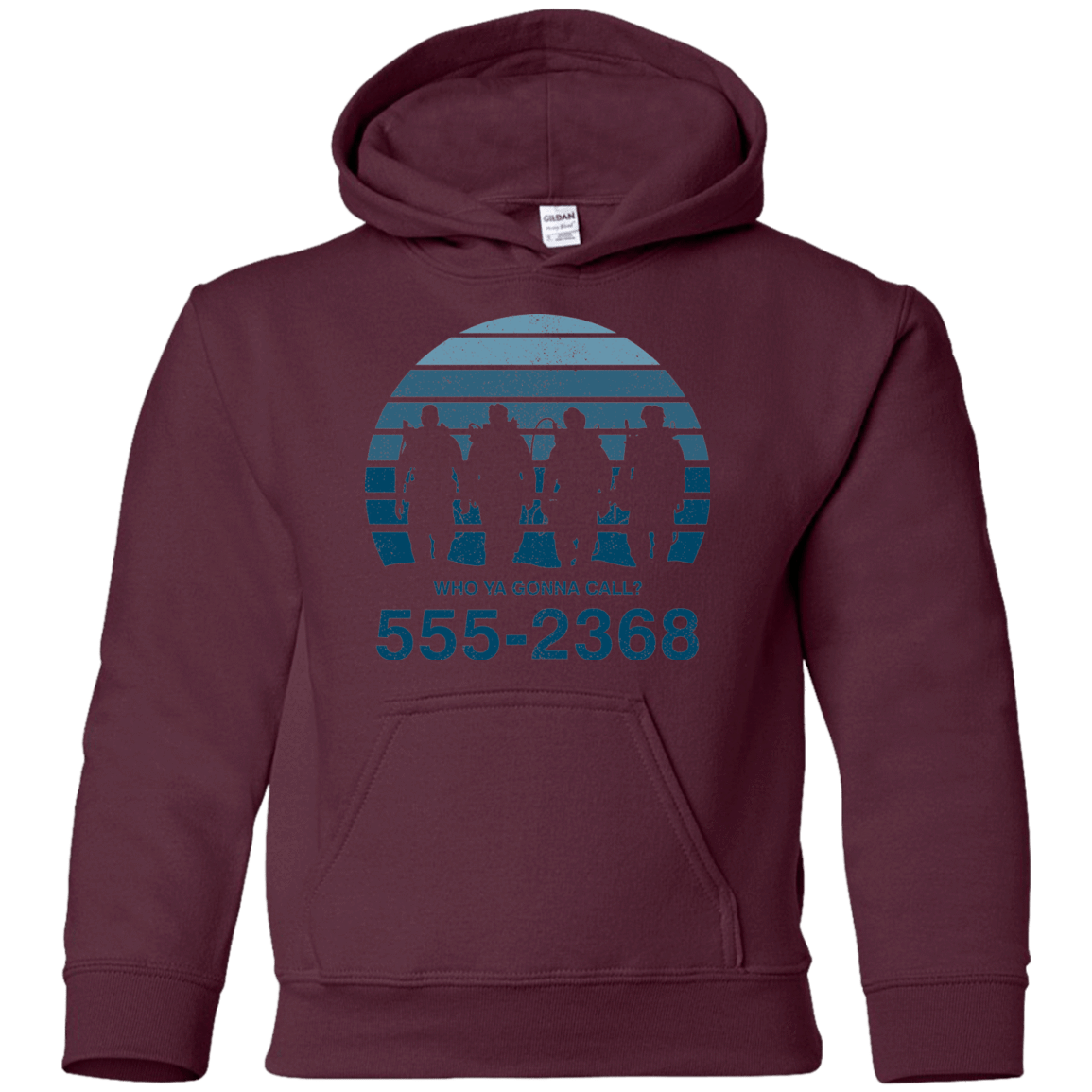 Sweatshirts Maroon / YS Who Ya Gonna Call Youth Hoodie