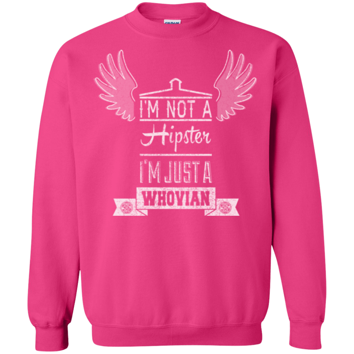 Sweatshirts Heliconia / Small Whovian Hipster Crewneck Sweatshirt