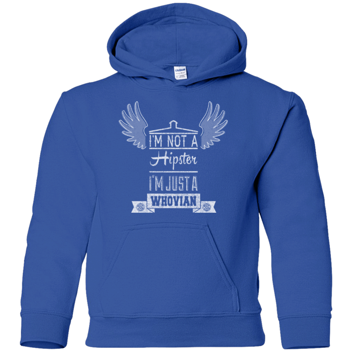 Sweatshirts Royal / YS Whovian Hipster Youth Hoodie