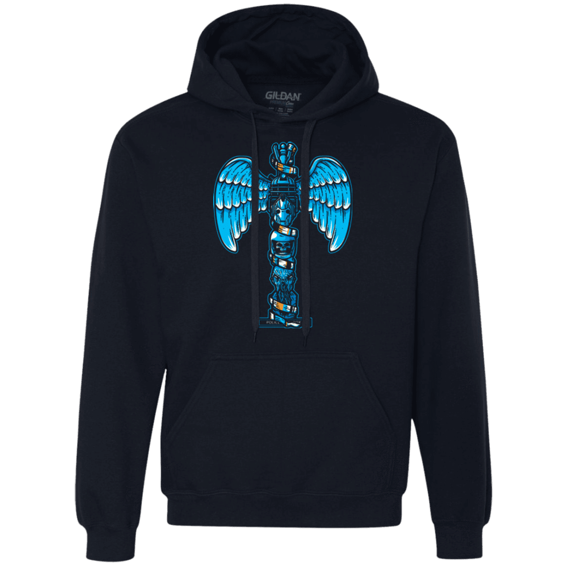 Sweatshirts Navy / Small WHOVIAN TOTEM Premium Fleece Hoodie