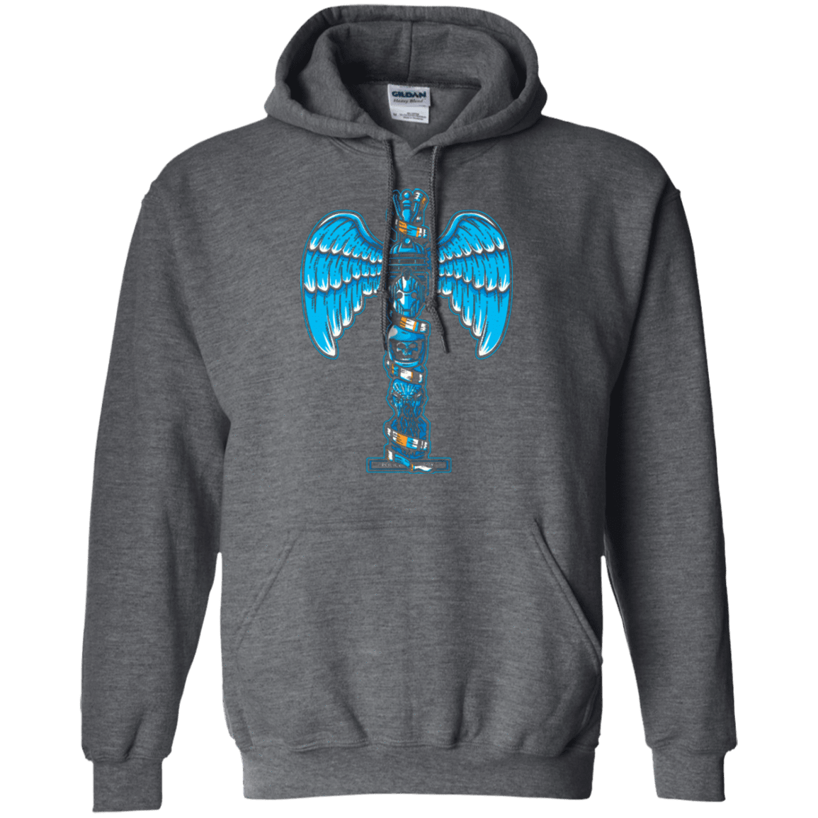 Sweatshirts Dark Heather / Small WHOVIAN TOTEM Pullover Hoodie