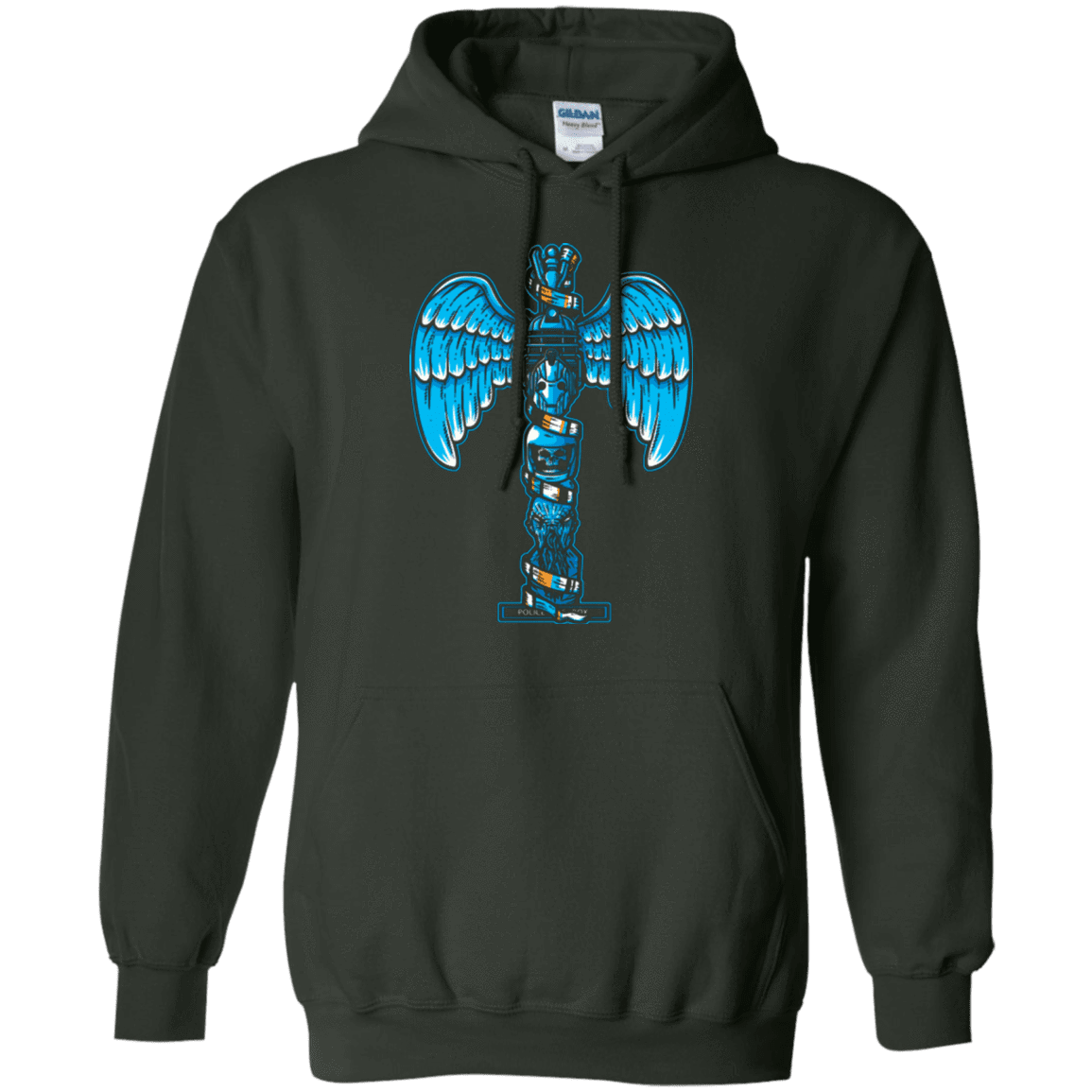 Sweatshirts Forest Green / Small WHOVIAN TOTEM Pullover Hoodie