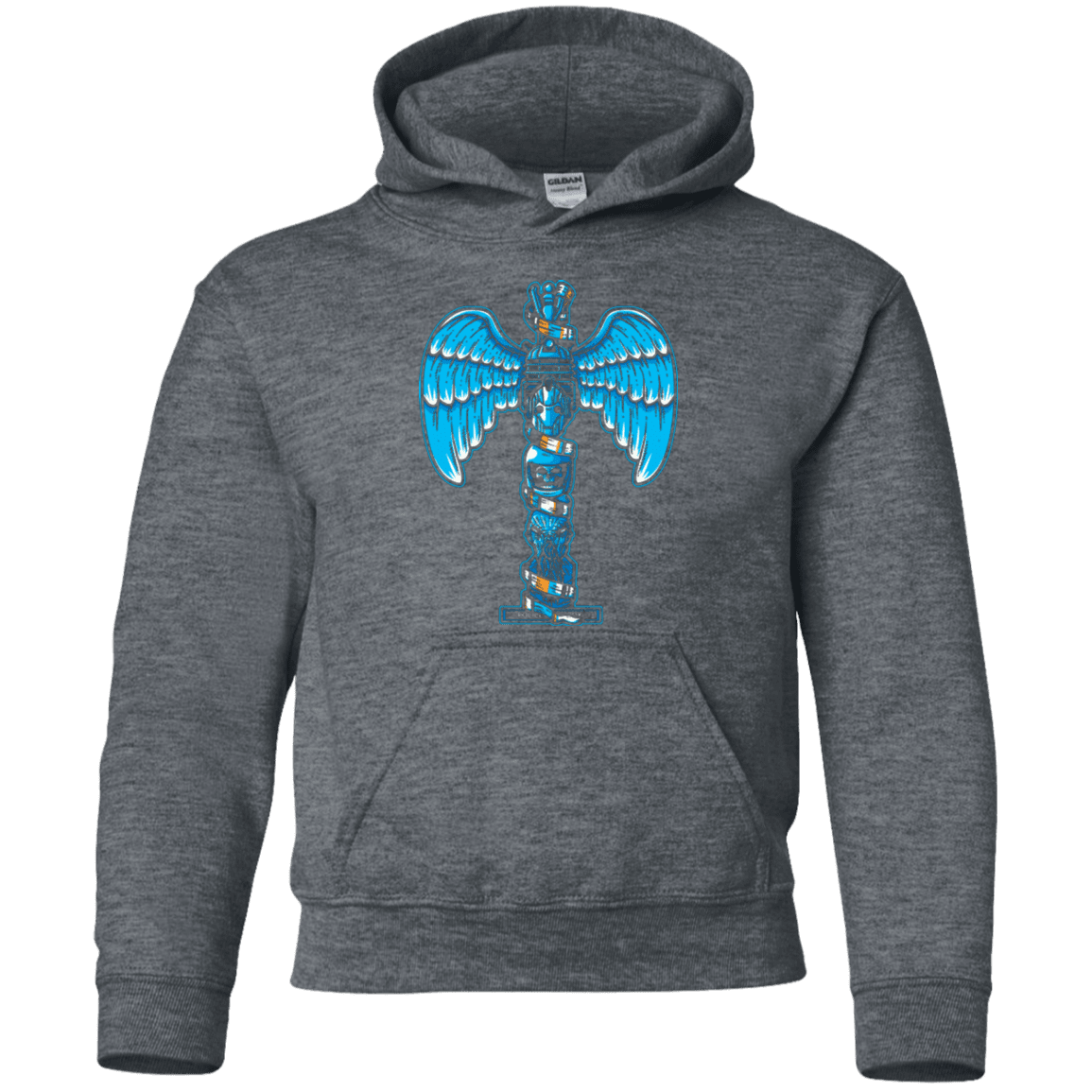 Sweatshirts Dark Heather / YS WHOVIAN TOTEM Youth Hoodie