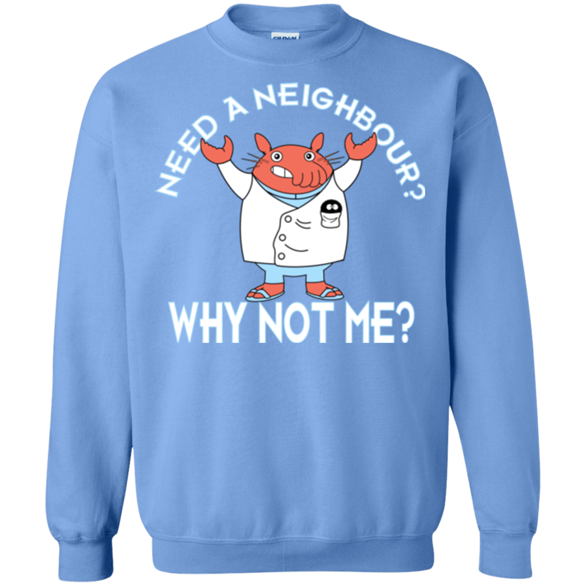 Sweatshirts Carolina Blue / Small Why not me Crewneck Sweatshirt