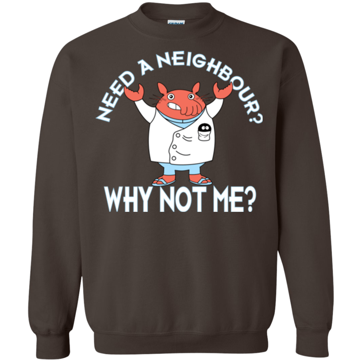Sweatshirts Dark Chocolate / Small Why not me Crewneck Sweatshirt