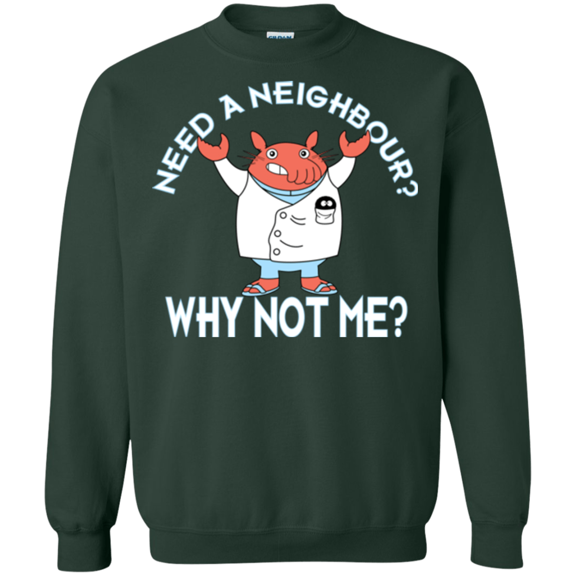Sweatshirts Forest Green / Small Why not me Crewneck Sweatshirt