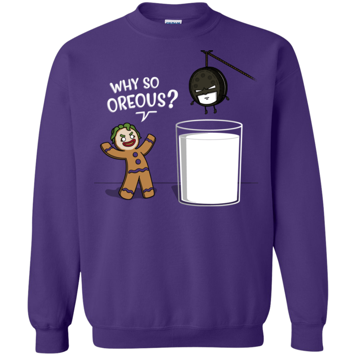 Sweatshirts Purple / S Why So Oreous Crewneck Sweatshirt