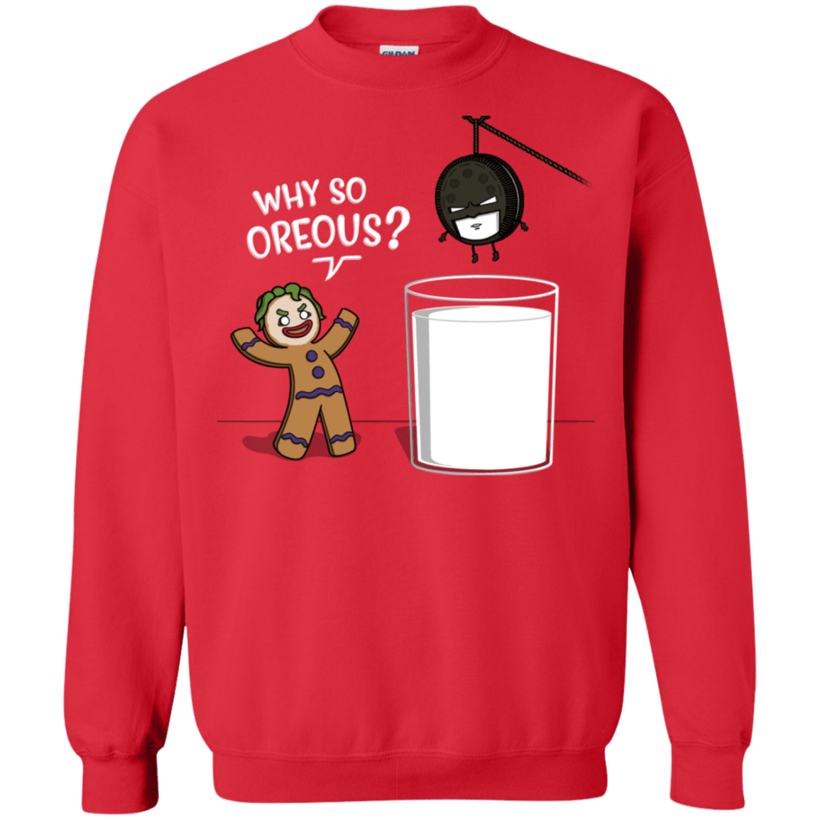 Sweatshirts Red / S Why So Oreous Crewneck Sweatshirt