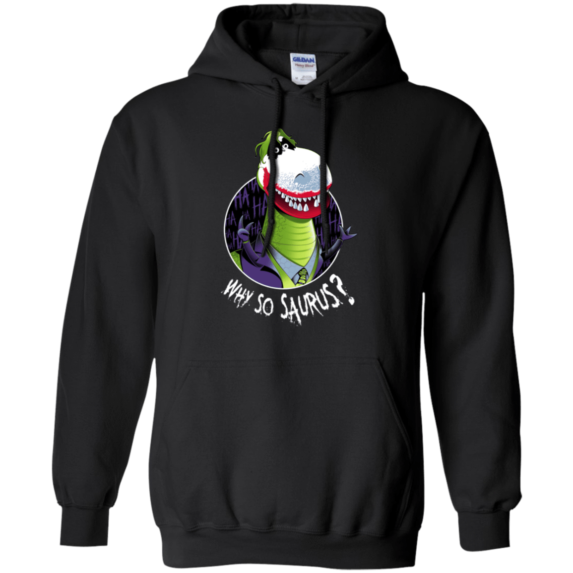 Sweatshirts Black / Small Why So Saurus Pullover Hoodie