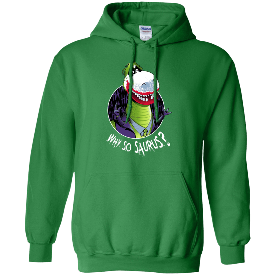 Sweatshirts Irish Green / Small Why So Saurus Pullover Hoodie