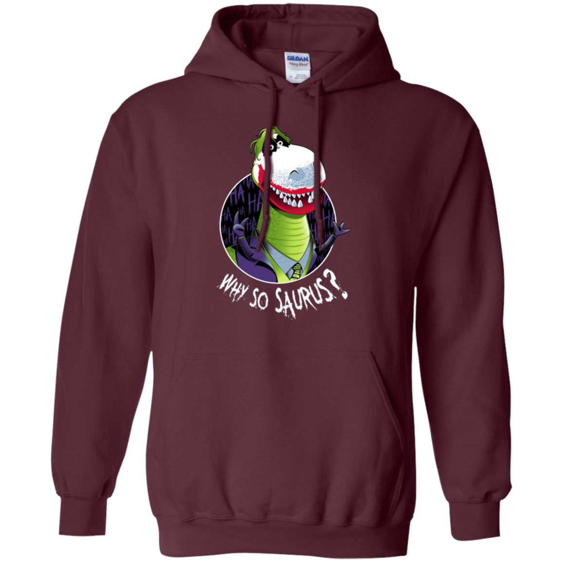Sweatshirts Maroon / Small Why So Saurus Pullover Hoodie