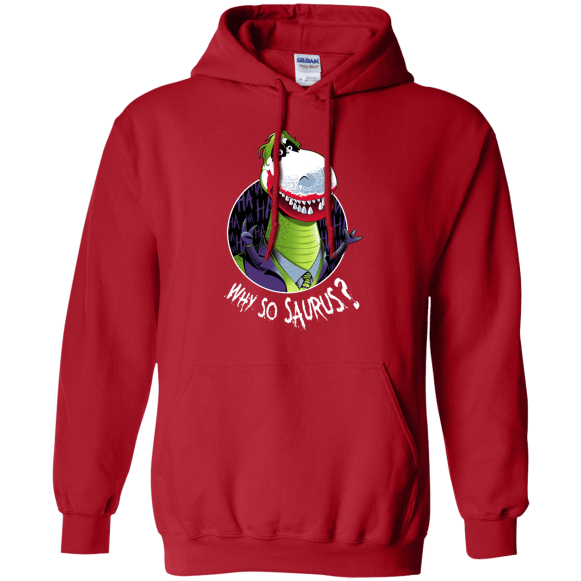 Sweatshirts Red / Small Why So Saurus Pullover Hoodie