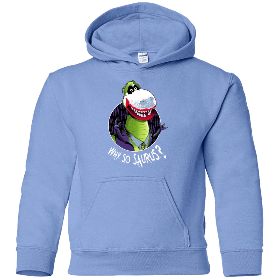 Sweatshirts Carolina Blue / YS Why So Saurus Youth Hoodie