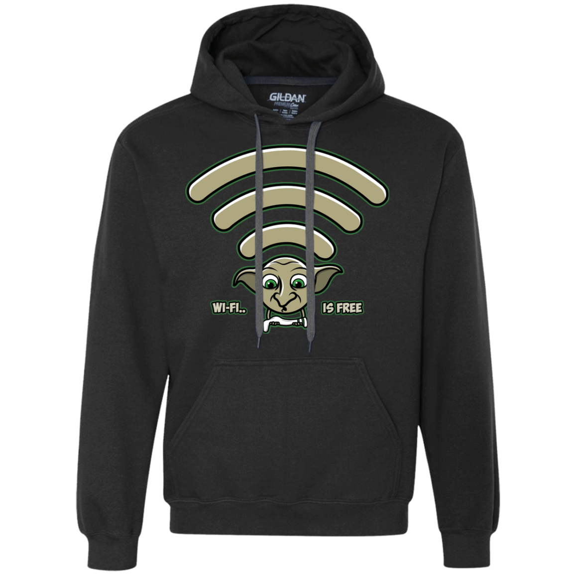 Sweatshirts Black / S Wi-fi is Free Premium Fleece Hoodie