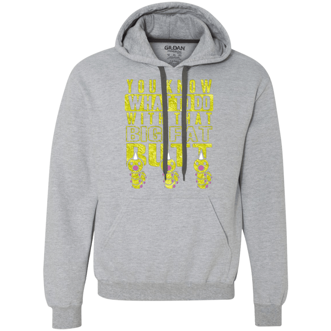 Sweatshirts Sport Grey / Small Wiggle Wiggle Premium Fleece Hoodie