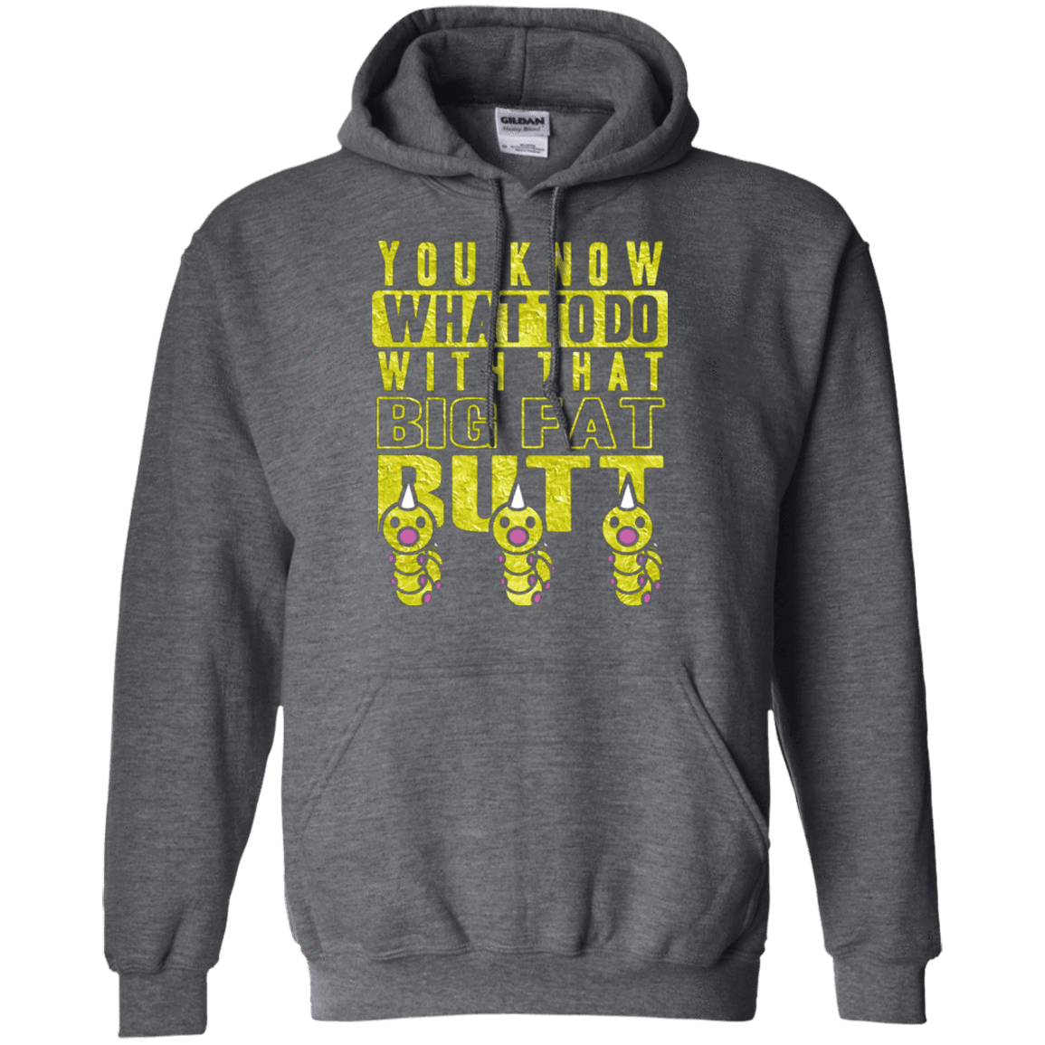 Sweatshirts Dark Heather / Small Wiggle Wiggle Pullover Hoodie
