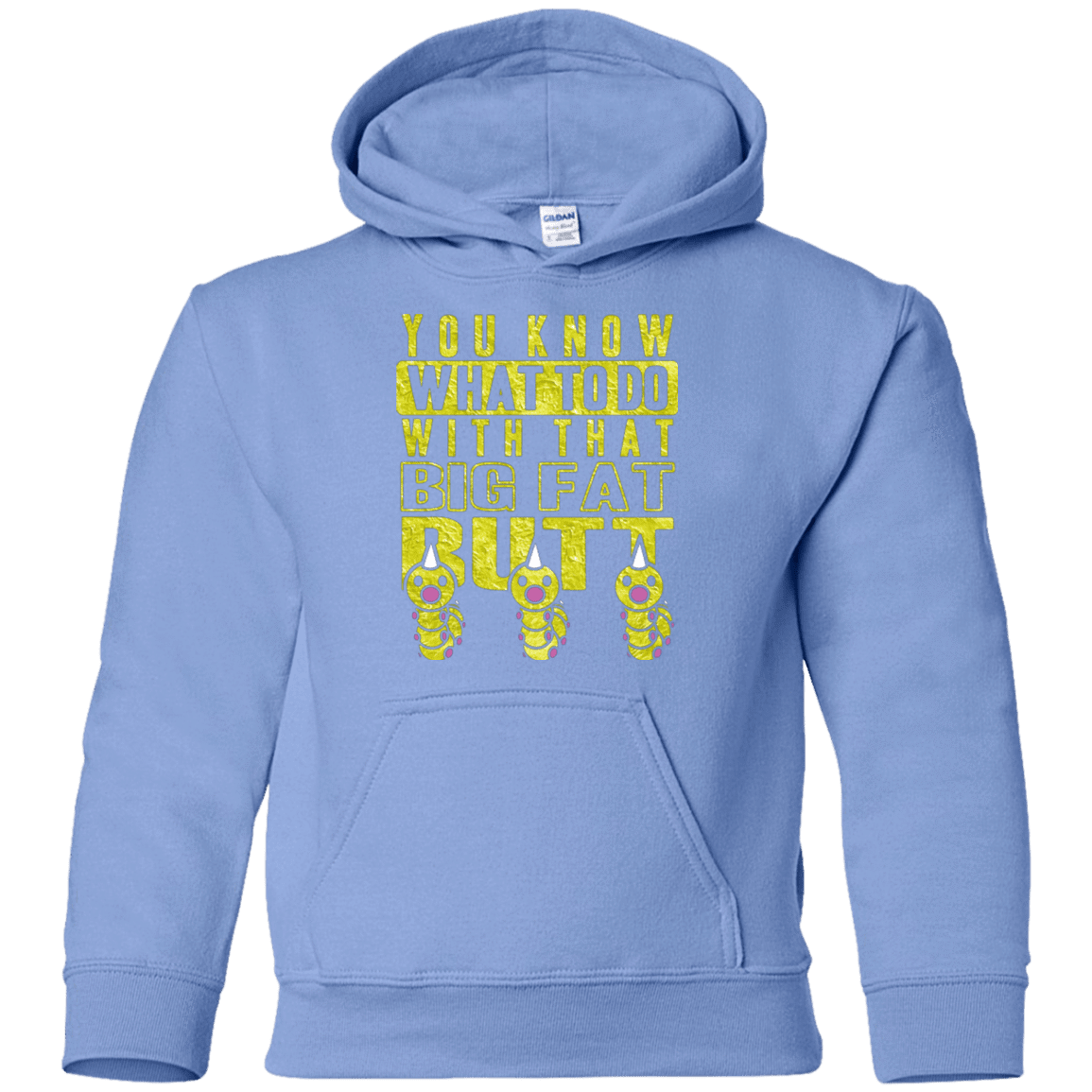 Sweatshirts Carolina Blue / YS Wiggle Wiggle Youth Hoodie