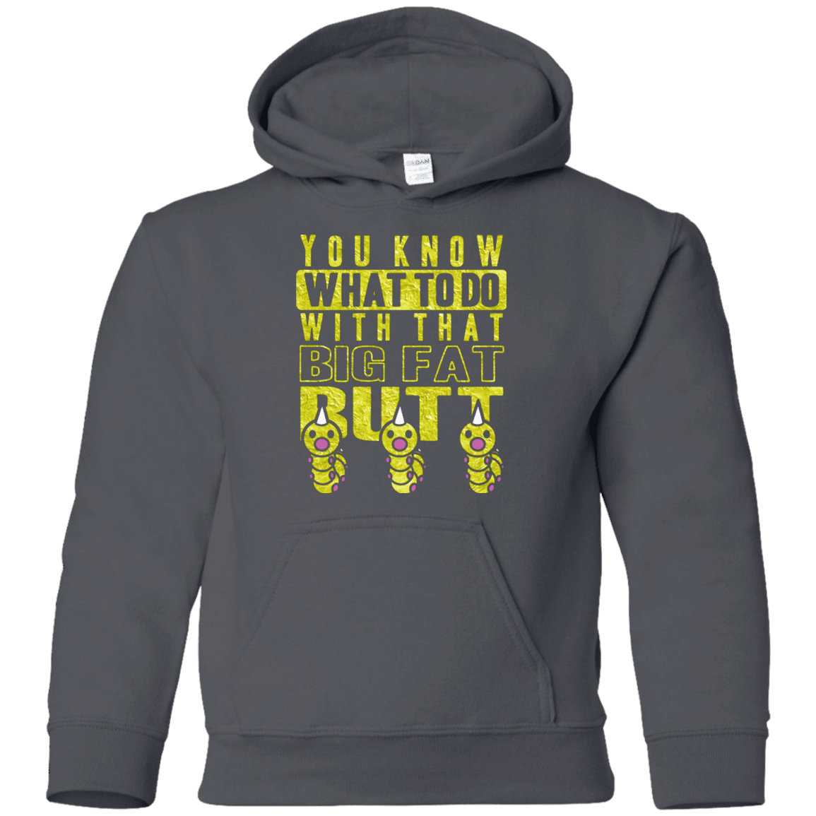 Sweatshirts Charcoal / YS Wiggle Wiggle Youth Hoodie