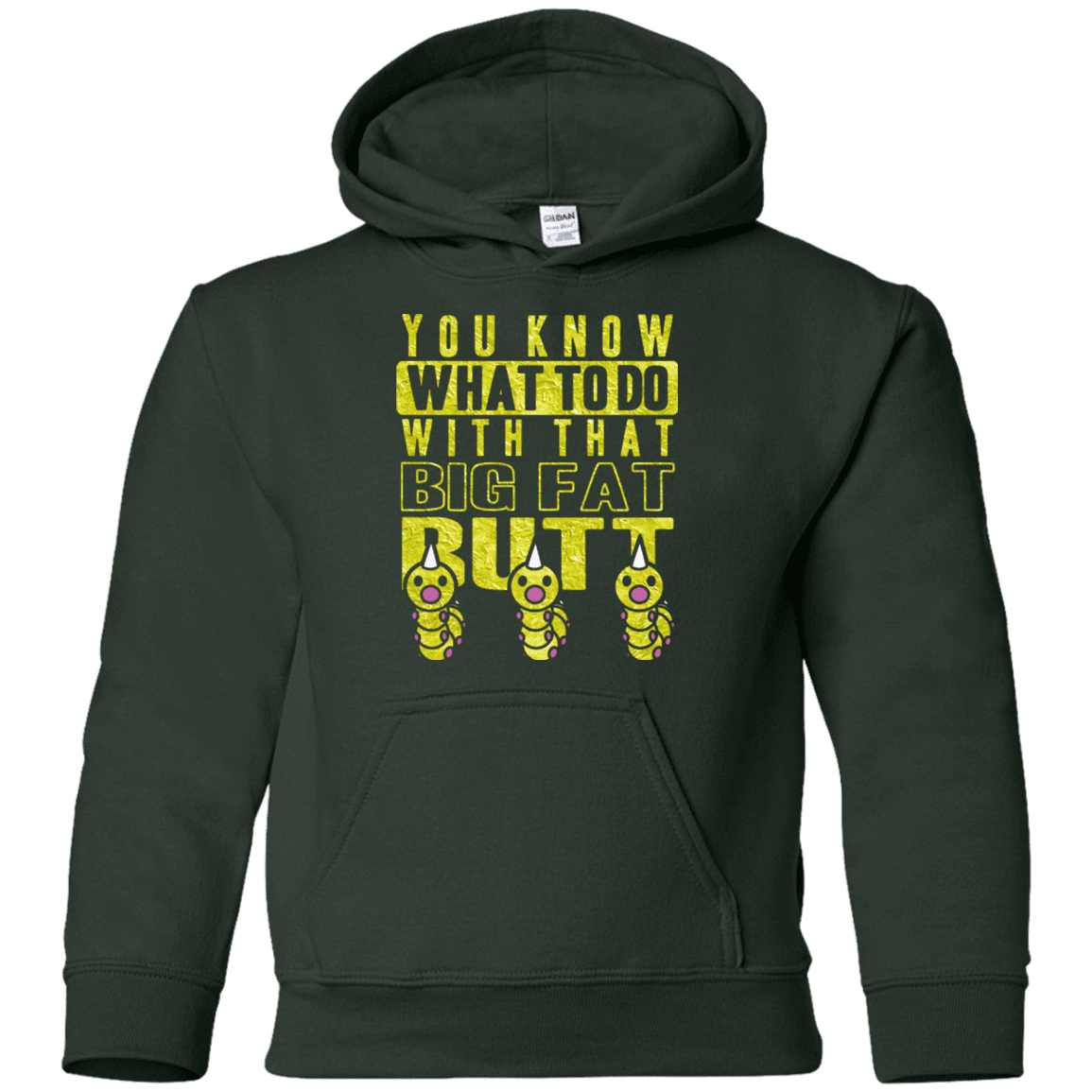 Sweatshirts Forest Green / YS Wiggle Wiggle Youth Hoodie