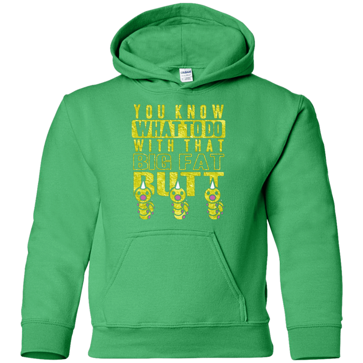 Sweatshirts Irish Green / YS Wiggle Wiggle Youth Hoodie