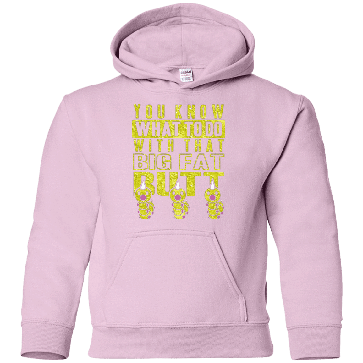 Sweatshirts Light Pink / YS Wiggle Wiggle Youth Hoodie