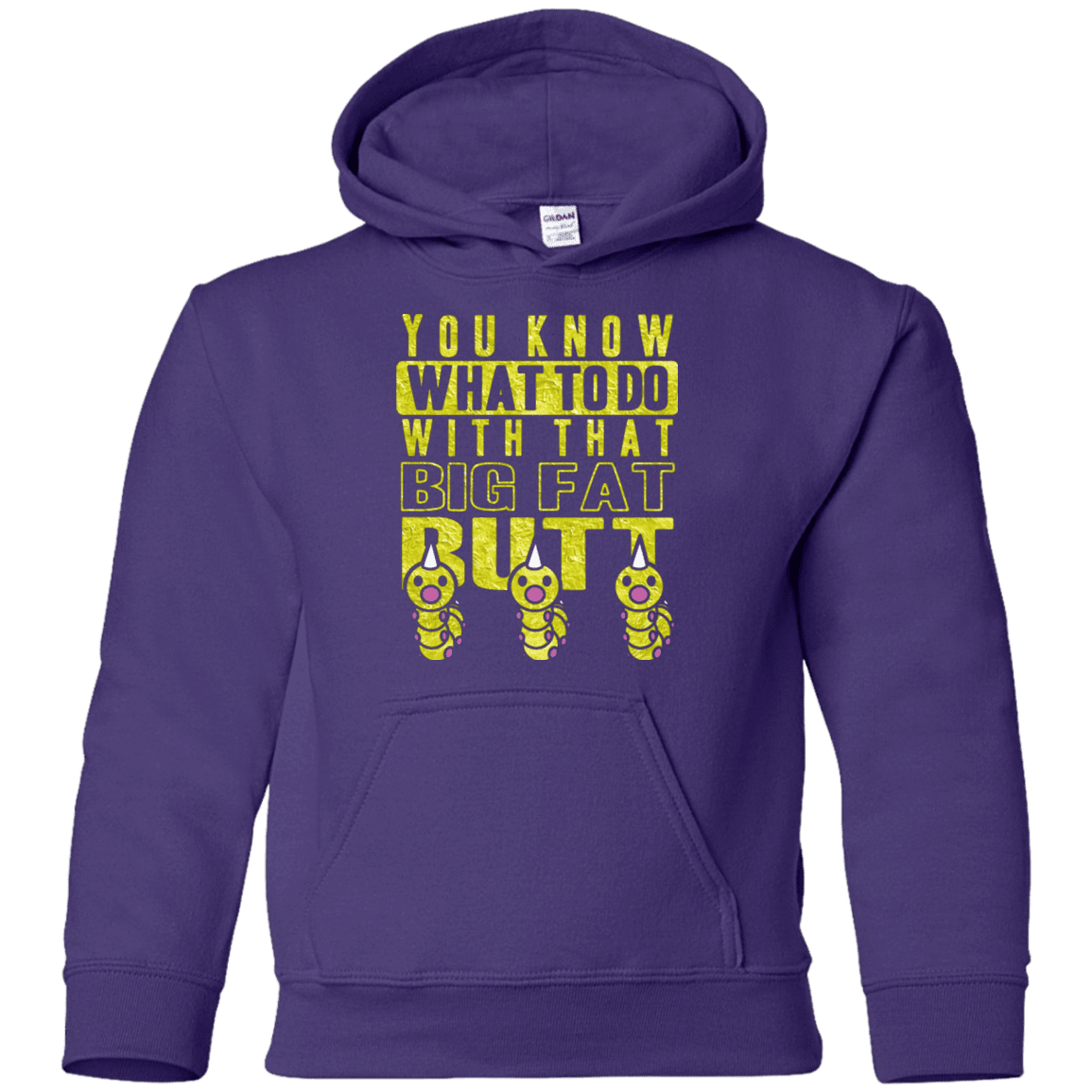 Sweatshirts Purple / YS Wiggle Wiggle Youth Hoodie